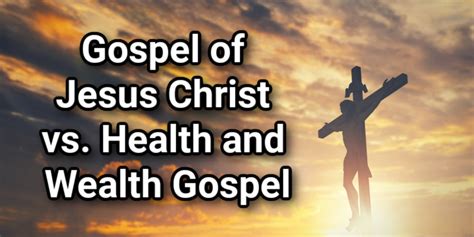 Health And Wealth Gospel
