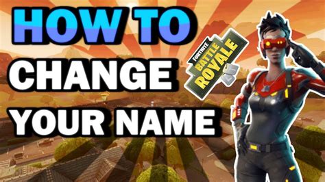 How To Change Your Name On Fortnite