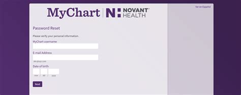 Mychart Novant Health Login