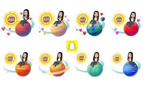Solar System Planets Snapchat